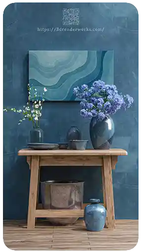 E-ticaret ve reklamcılık için 3d ortam tasarım