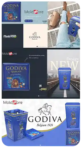 Yüksek detaylı ambalaj görselleştirmesi, reklam ve lansman kullanımı için